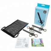 Набор из 3 черных шприцев для лубриканта - b-Vibe - купить с доставкой в Воронеже