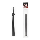 Черная гладкая классическая шлепалка с ручкой - 48 см. - Notabu - купить с доставкой в Воронеже