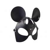 Черная кожаная маска  Мышка - Sitabella - купить с доставкой в Воронеже