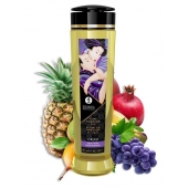 Массажное масло Libido Exotic Fruits с ароматом экзотических фруктов - 240 мл. - Shunga - купить с доставкой в Воронеже