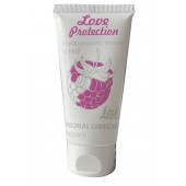 Лубрикант на водной основе с ароматом малины Love Protection Raspberry - 50 мл. - Lola Games - купить с доставкой в Воронеже