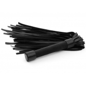 Черная плеть My Rules - 43 см. - БДСМ Арсенал - купить с доставкой в Воронеже