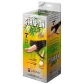 Пояс-трусики с 2 насадками Exotic-Alice - 18 см. - LOVETOY (А-Полимер) - купить с доставкой в Воронеже