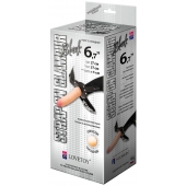 Пояс-трусики с насадкой Glamour - 17 см. - LOVETOY (А-Полимер) - купить с доставкой в Воронеже