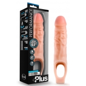 Телесный реалистичный фаллоудлинитель 9 Inch Silicone Cock Sheath Penis Extender - 22,86 см. - Blush Novelties - в Воронеже купить с доставкой