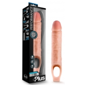 Телесный реалистичный фаллоудлинитель 10 Inch Silicone Cock Sheath Penis Extender - 25,4 см. - Blush Novelties - в Воронеже купить с доставкой