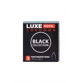 Черные презервативы LUXE Royal Black Collection - 3 шт. - Luxe - купить с доставкой в Воронеже
