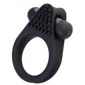 Черное эрекционное виброкольцо Brid с шипиками - A-toys - в Воронеже купить с доставкой