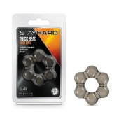 Дымчатое эрекционное кольцо Stay Hard Thick Bead Cock Ring - Blush Novelties - в Воронеже купить с доставкой