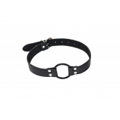 Черный кляп-кольцо Modesty - Lola Games - купить с доставкой в Воронеже