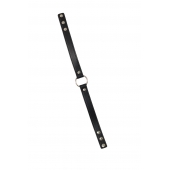 Черный ошейник Intrigue - Lola Games - купить с доставкой в Воронеже