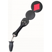 Шлёпалка  Бубны  с анальным плагом - LOVETOY (А-Полимер) - купить с доставкой в Воронеже