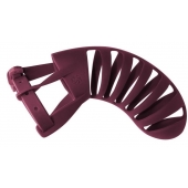 Мужской пояс верности бордового цвета Romello - Lola Games - купить с доставкой в Воронеже