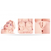 Телесный мастурбатор Victoria с двойным слоем материала - KOKOS - в Воронеже купить с доставкой