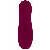 Бордовый вакуумный вибростимулятор клитора Ace - Lola Games