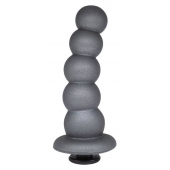 Черная насадка-елочка PLATINUM 6  - 17 см. - LOVETOY (А-Полимер) - купить с доставкой в Воронеже