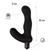 Черный вибромассажер простаты Titan - 15 см. - Le Frivole - в Воронеже купить с доставкой