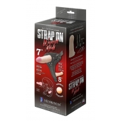 Реалистичный страпон Woman Midi с вагинальной пробкой - 19 см. - LOVETOY (А-Полимер) - купить с доставкой в Воронеже