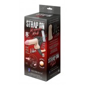 Вибрострапон Woman Midi с вагинальной пробкой - 22 см. - LOVETOY (А-Полимер) - купить с доставкой в Воронеже