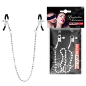 Оригинальные зажимы на соски с бусами - Notabu - купить с доставкой в Воронеже