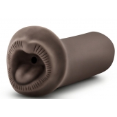 Коричневый мастурбатор-ротик Naughty Nicole - Blush Novelties - в Воронеже купить с доставкой