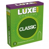 Гладкие презервативы LUXE Royal Classic - 3 шт. - Luxe - купить с доставкой в Воронеже