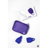 Набор из 2 синих менструальных чаш Iris - Lola Games - купить с доставкой в Воронеже