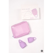 Набор из 2 сиреневых менструальных чаш Orchid - Lola Games - купить с доставкой в Воронеже