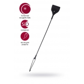 Черный гладкий стек с тонкой ручкой - 48 см. - ToyFa - купить с доставкой в Воронеже