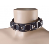 Черный кожаный ошейник  Властелин колец - Sitabella - купить с доставкой в Воронеже