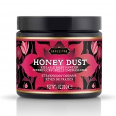 Пудра для тела Honey Dust Body Powder с ароматом клубники - 170 гр. - Kama Sutra - купить с доставкой в Воронеже
