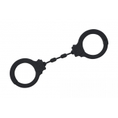 Черные силиконовые поножи Limitation - Lola Games - купить с доставкой в Воронеже