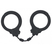 Черные силиконовые поножи Limitation - Lola Games - купить с доставкой в Воронеже