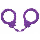 Фиолетовые силиконовые поножи Limitation - Lola Games - купить с доставкой в Воронеже