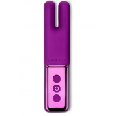 Фиолетовый двухмоторный мини-вибратор Le Wand Deux - Le Wand