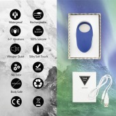 Синее кольцо с вибрацией Thor Cockring - FeelzToys - в Воронеже купить с доставкой