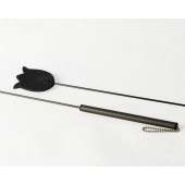 Черный стек  Тюльпан  - 60 см. - Sitabella - купить с доставкой в Воронеже