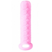 Розовый фаллоудлинитель Homme Long - 13,5 см. - Lola Games - в Воронеже купить с доставкой