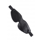 Черная маска Anonymo из искусственной кожи - ToyFa - купить с доставкой в Воронеже