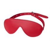 Красная маска Anonymo из искусственной кожи - ToyFa - купить с доставкой в Воронеже