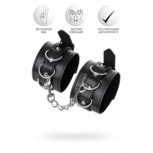 Черные оковы Anonymo из искусственной кожи - ToyFa - купить с доставкой в Воронеже
