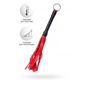 Красно-черный флоггер Anonymo - 28 см. - ToyFa - купить с доставкой в Воронеже