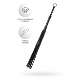 Черный флоггер Anonymo - 64 см. - ToyFa - купить с доставкой в Воронеже