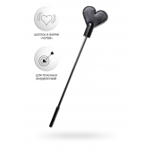 Черный стек со шлепком в форме сердца Anonymo - 35 см. - ToyFa - купить с доставкой в Воронеже