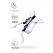 Черные кожаные стропы для фиксации Anonymo - ToyFa - купить с доставкой в Воронеже