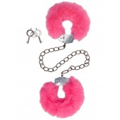 Металлические оковы с розовым мехом - Le Frivole - купить с доставкой в Воронеже