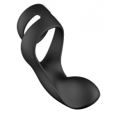 Черное эрекционное кольцо Benedict для стимуляции промежности - Svakom - в Воронеже купить с доставкой