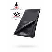 Черная простыня для секса из ПВХ - 220 х 200 см. - ToyFa - купить с доставкой в Воронеже