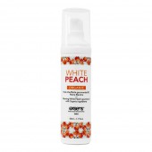 Разогревающее массажное масло Gourmet White Peach Organic с органическими ингредиентами - 50 мл. - Exsens - купить с доставкой в Воронеже