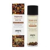 Органическое массажное масло TIGER EYE MACADAMIA - 100 мл. - Exsens - купить с доставкой в Воронеже